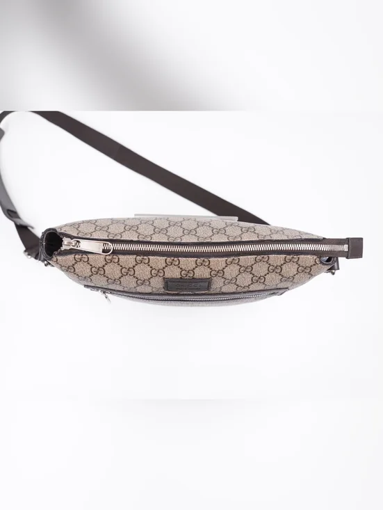 BZ42 💗 Gucci GG Supreme Coated Canvas Messenger Bag - Picture 3 of 12